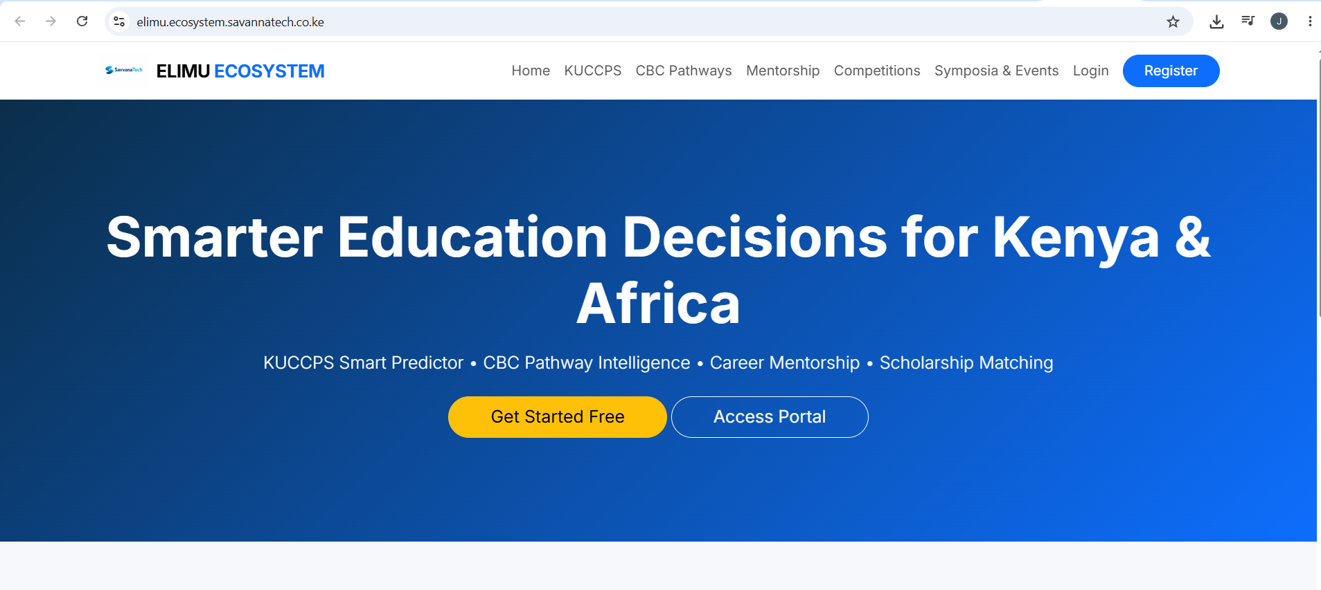 🎓 Smarter Education Decisions for Kenya & Africa with ELIMU ECOSYSTEM